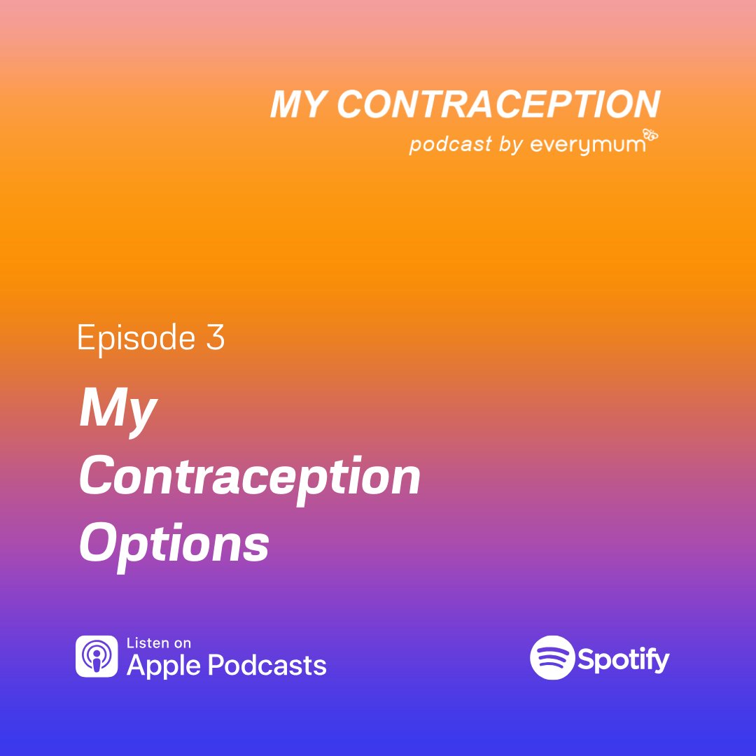 everymum_ie's tweet photo. LISTEN NOW! 🎧 Episode 3 of My Contraception #podcast with Dr. Deirdre Lundy
Find out what each type of #contraceptive does, what are the benefits and how you can decide which one suits your health and family planning.
https://t.co/CFQbVuq7NG…/…/my-contraception-options https://t.co/ap3L8dp8fk