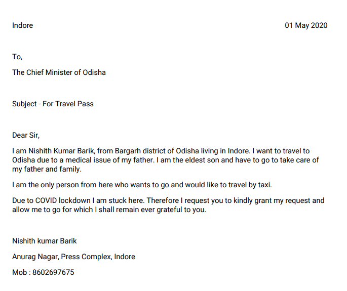 nishithkb's tweet photo. Kindly requesting to @CMO_Odisha @homeodisha @AMITABHTHAKUR21 @CMMadhyaPradesh for allow me to travel due to medical issue @DGPOdisha @JansamparkMP @ChouhanShivraj @jdjsindore @IndoreCollector https://t.co/TXdZgBi0Xv