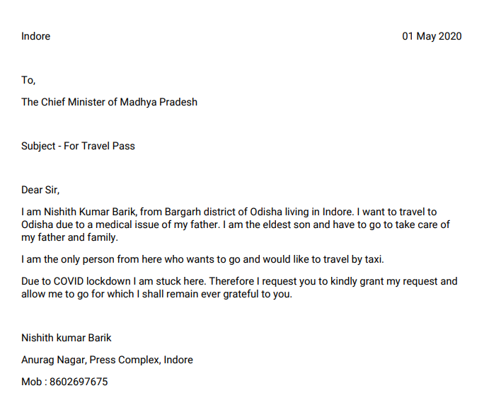 nishithkb's tweet photo. Kindly requesting to @CMO_Odisha @homeodisha @AMITABHTHAKUR21 @CMMadhyaPradesh for allow me to travel due to medical issue @DGPOdisha @JansamparkMP @ChouhanShivraj @jdjsindore @IndoreCollector https://t.co/TXdZgBi0Xv