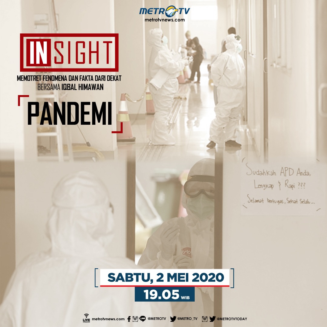 Kami kembali lagi di layar anda, besok malam bersama <a href="/Iqbal_MetroTV/">Iqbal Himawan</a> 

Berbeda dg biasanya, kali ini kami hadir jam 19.05 wib, memotret "PANDEMI", hanya di <a href="/Metro_TV/">METRO TV</a>