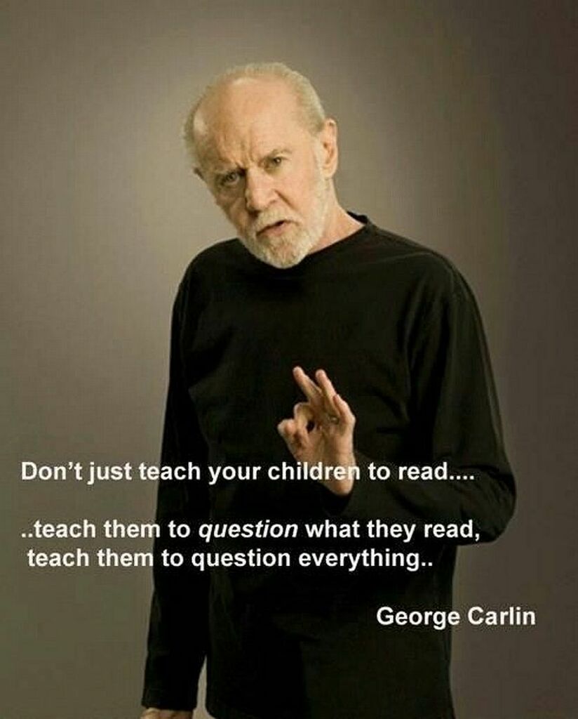10 George Carlin Quotes About Kids, image size:824x1024