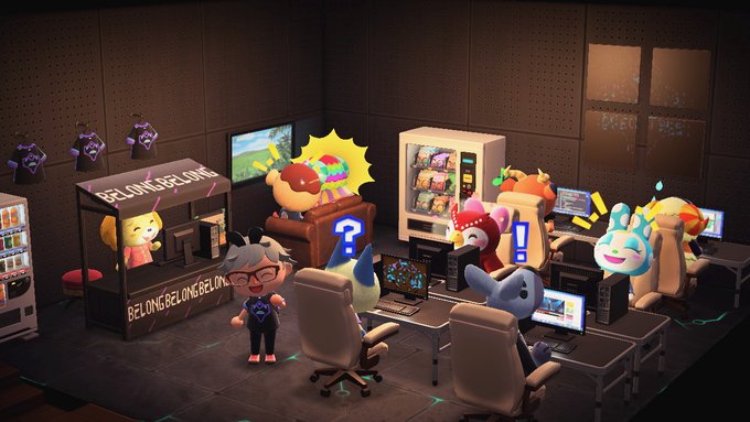Phoenix_Astral's tweet photo. I created a @BelongArenas in animal crossing!
It also has my @BelongSutton jerseys I made
#SuttonSpectres https://t.co/iJetnudQIT