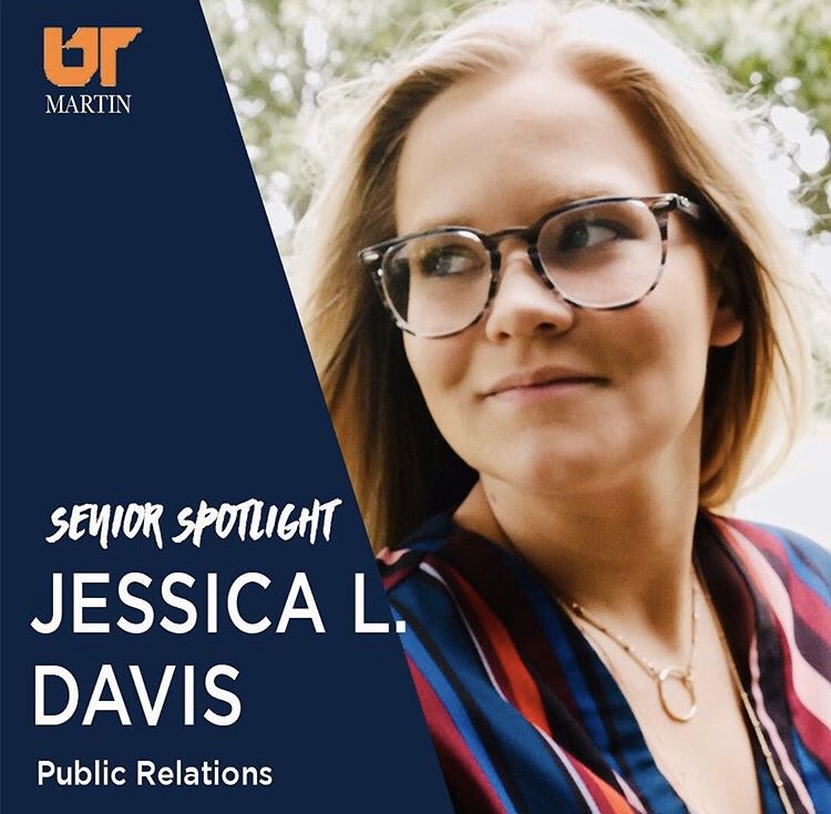 CommDeptUTMartn's tweet photo. Senior Spotlight: Jessica Davis https://t.co/oYSsub10Sk