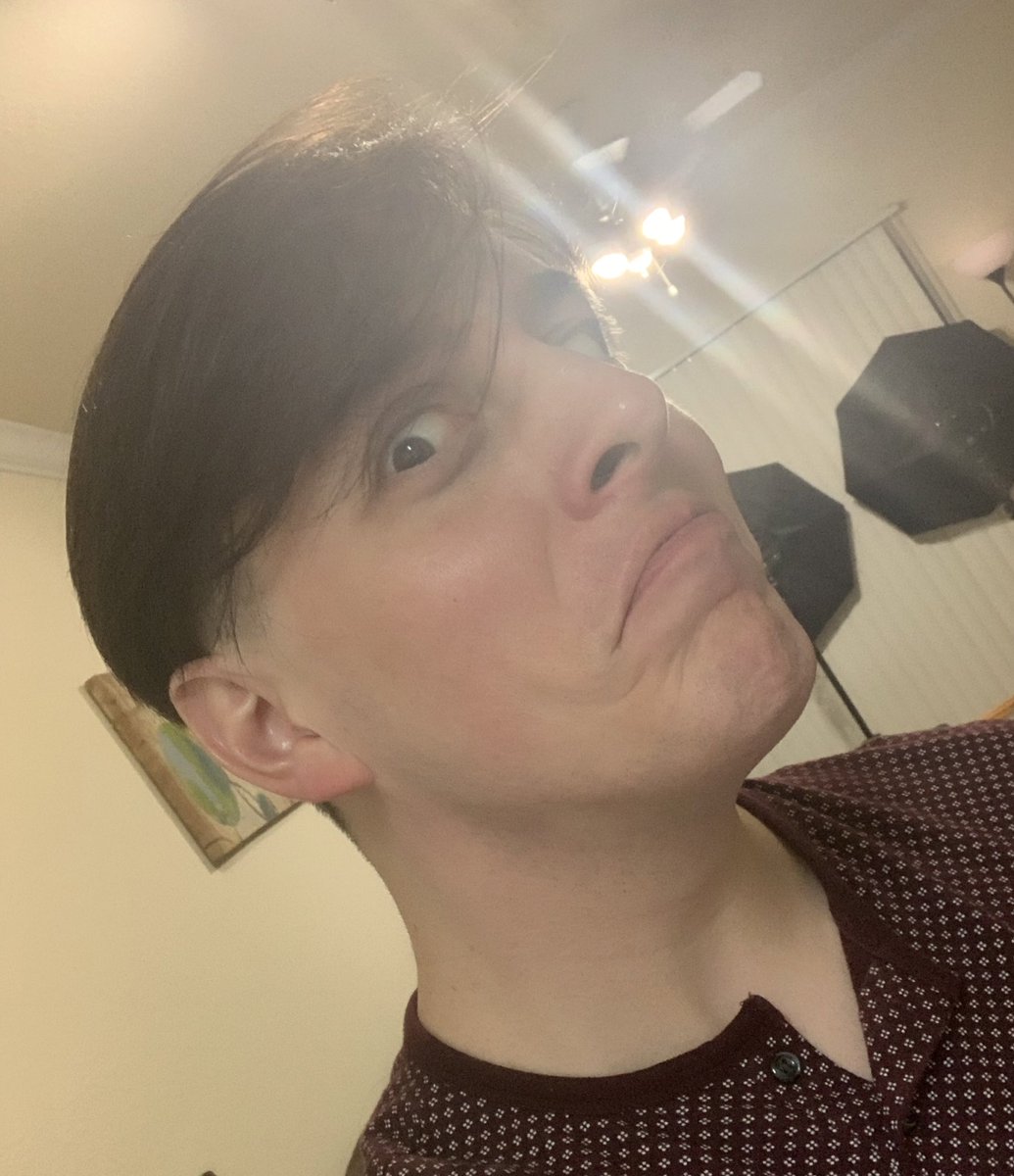 ThomasSanders's tweet photo. Look at me. Look me in the digital eyes. I’m trying to say it without actually saying so as not to jinx myself. Are you getting what I’m saying? Okay... *probably* tomorrow. https://t.co/Qk8bJE8T1C