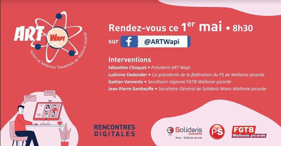 sebachoquet's tweet photo. #1Mai2020 #ARTwapi #Solidaris #PSwapi #FGTBwapi https://t.co/pMe2SVfYX3