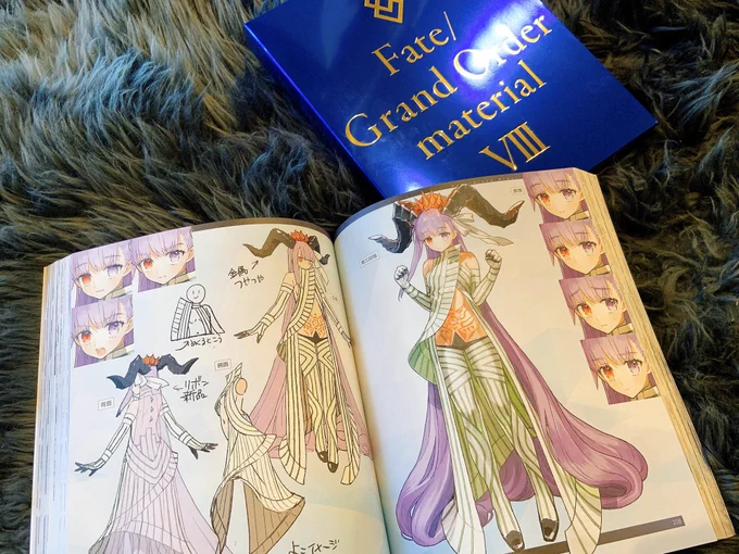 FGOマテリアル8もろたー!毎回おもうが皆さん設定画と書き文字がとても綺麗や…Fate/Grand Order material VIII【書籍】 TYPE-MOONBOOKS  