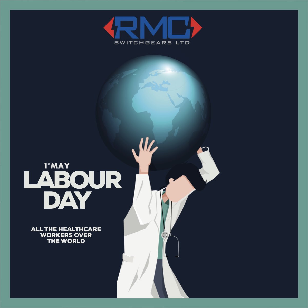 Thank you to our heroes for working tirelessly during these tough times and saving lives!🙌🏻 #labourday #covid19 #medicalworkers #healthcare #corona #coronavirus #rmcswitchgears #covidindia #doctors #nurses #staysafe