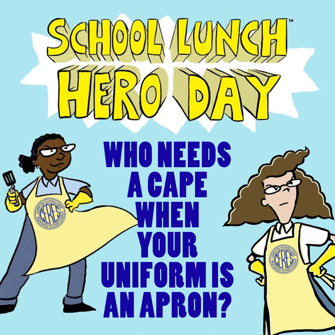 Move over, Clark Kent. They can serve up thousands of nutritious meals in a single bound and convince even Lex Luthor to eat his veggies. They're the CUSD Child Nutrition superheroes! On #SchoolLunchHeroDay, please let them know how much they're appreciated.❤️🤩💪🥄 #CUSDtogether
