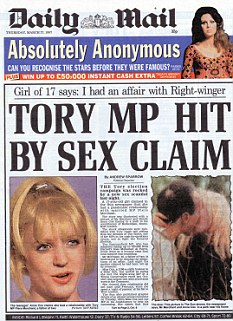 At the end of March, the Sun did an expose on Piers Merchant when he was caught kissing a 17-year-old aide in the park. Conservative activists admitted defeat was inevitable:‘We’re looking at two terms in opposition so the next..that is why Hague will probably want to wait’