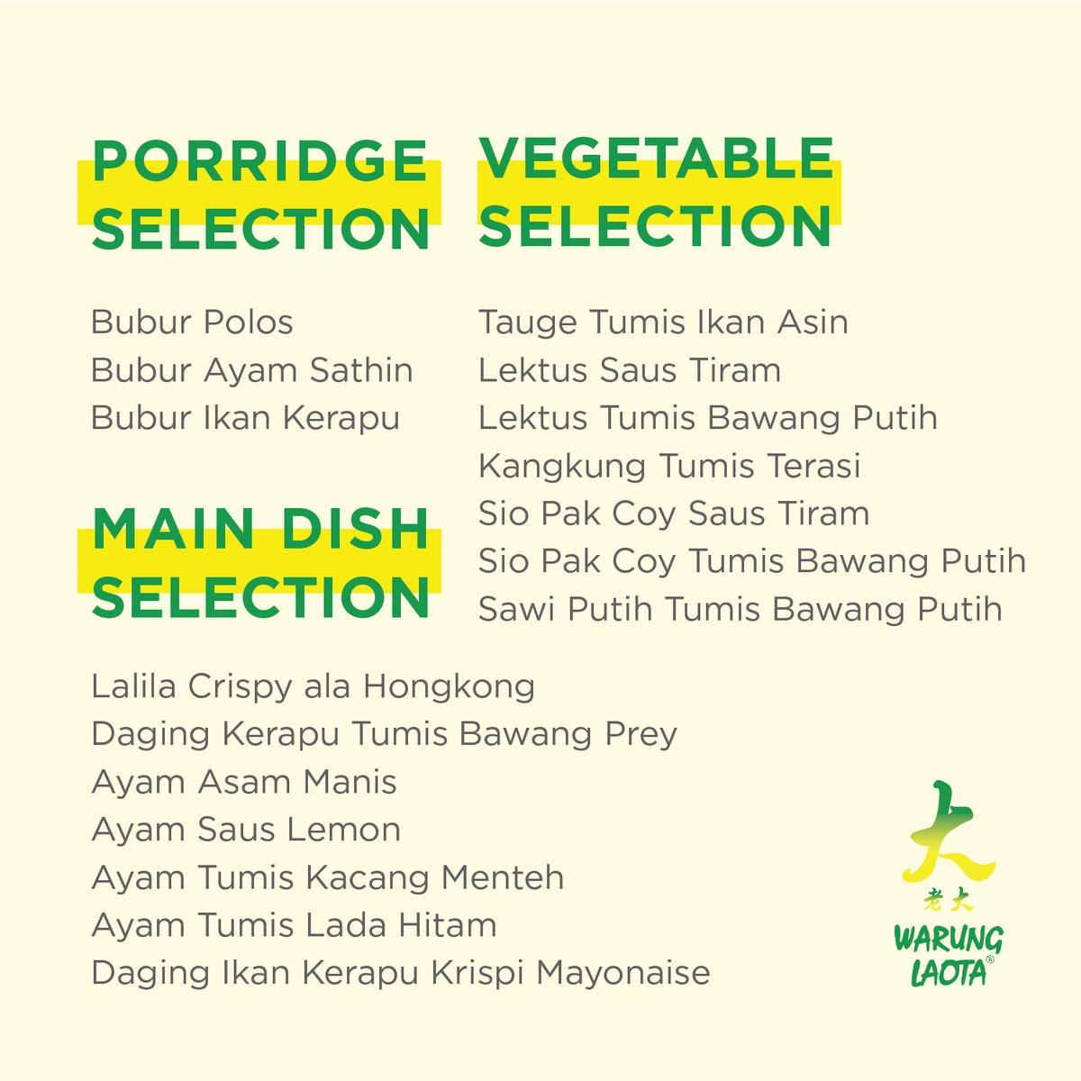 laotawarung's tweet photo. Kirim menu special utk orang tersayang Anda, selama bulan ramadan ini, karena Laota punya 3 Paket Pilihan yang super yummy, untuk buka puasa bersama 
1. Paket single, IDR 35.000
2. Paket rame-rame ber-4, IDR 136.000
3. Paket rame-rame ber-6, IDR 205.000
*GRATIS TAKJIL https://t.co/X7AADbKFYj