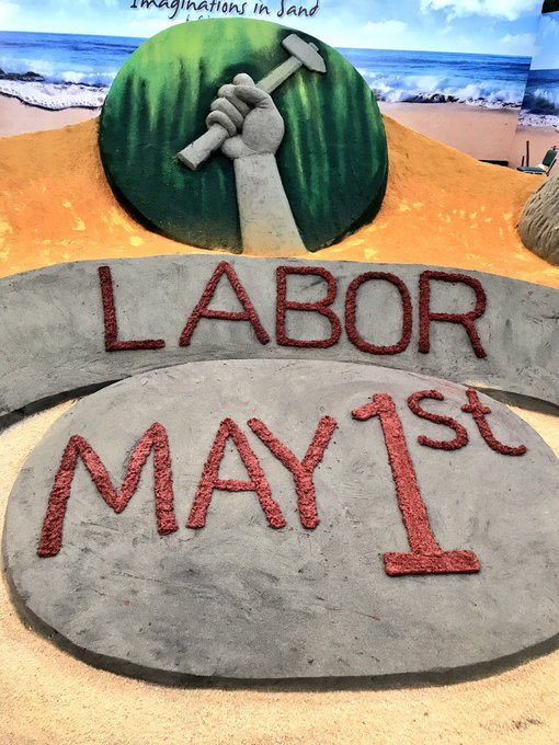 KankeshShri's tweet photo. Greetings on #LabourDay. Let's respect dignity of labour at every level. Salute to our hardworking frontline workers today fighting #COVID19 @RSS_Ghanshyam https://t.co/2QlwbJJKxy
