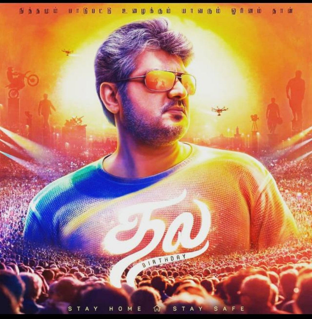 Imsanthoshkaran's tweet photo. Many many  happy returns of the day dear thala 😍🔥💫#HBDDearestThaIaAJITH  #HBDThalaAJITH #HBDIconicThalaAJITH #AjithKumar #Ajith ,#Ajithians https://t.co/JTiSB9p47Q