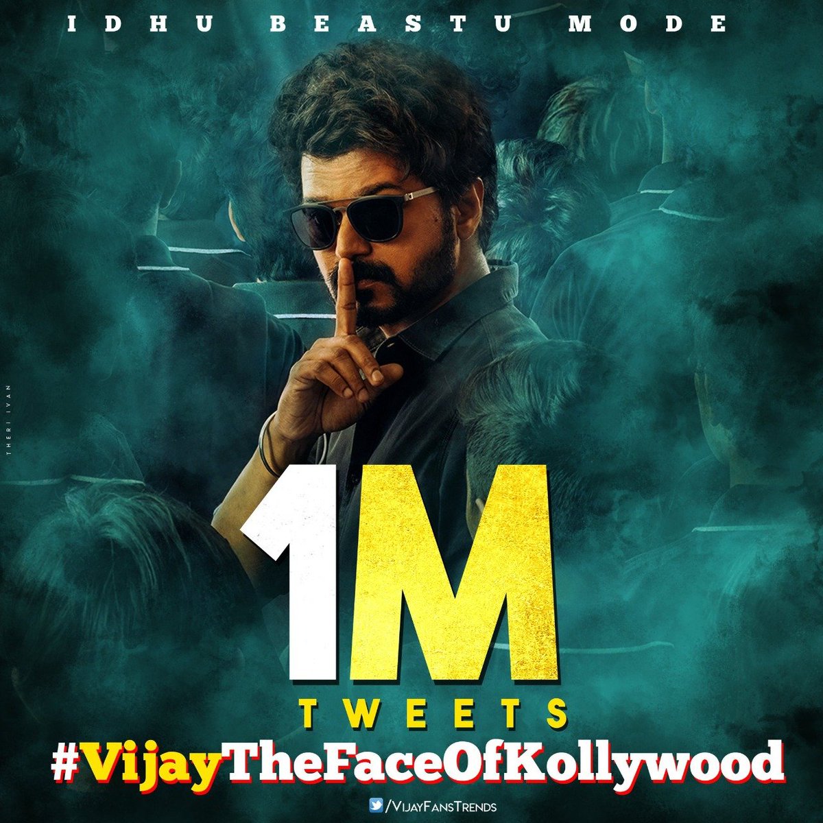 JayaTvOfficial's tweet photo. #Thalapathy #Vijay fans on fire

#VijayTheFaceOfKollywood continuous trend by fans https://t.co/cPPkdQxT6u