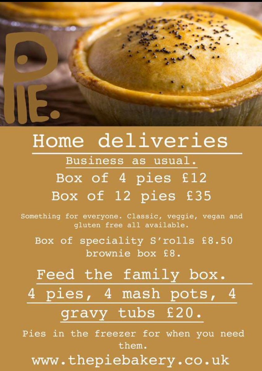 ElStubio's tweet photo. 4 pies and 4 sausage rolls from @HullPieBakery It's been a while since we've had some of their lovely pies so we got some delivered. Go get yer sen a box full! #hullpie #pies #Hull https://t.co/adrTthI9wa