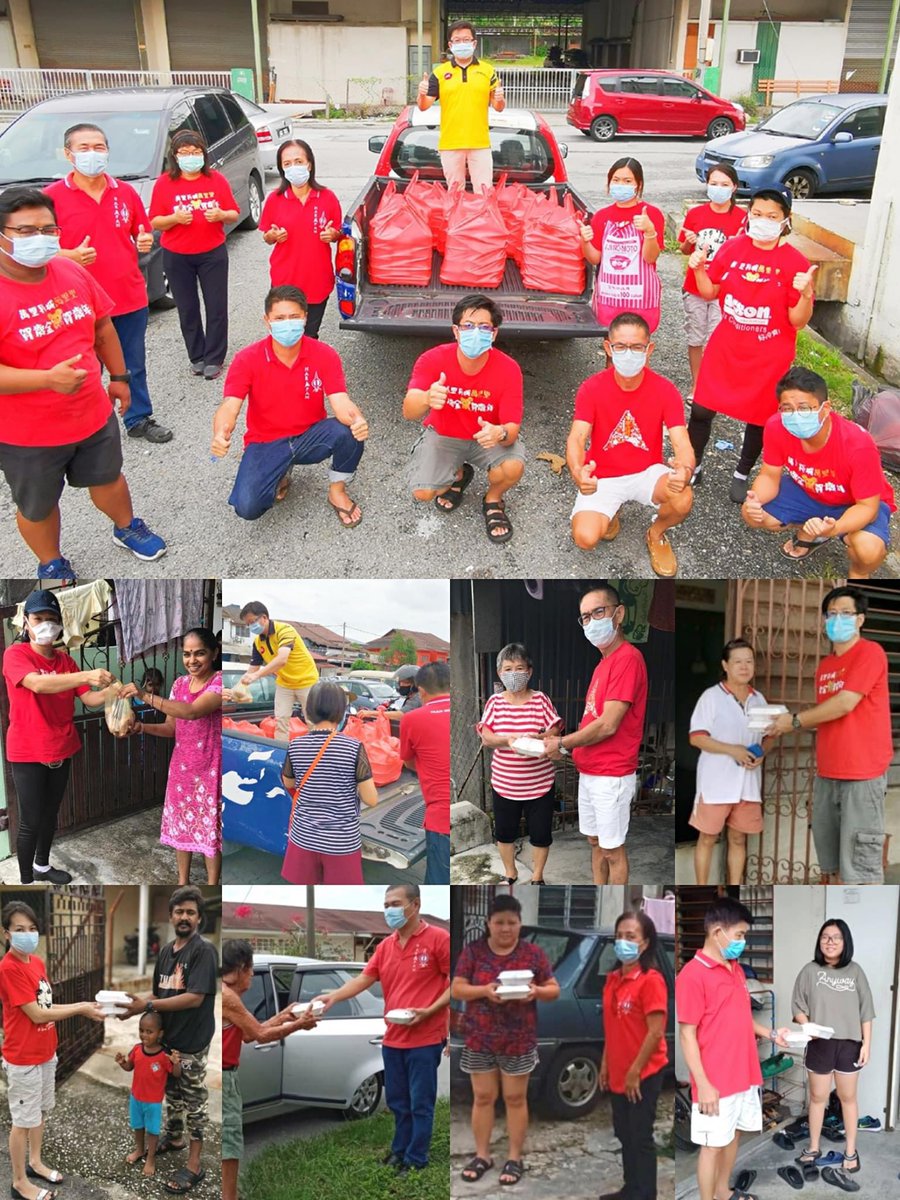 NgaKorMing's tweet photo. Today is the 40th consecutive days PERAK DAP service team on the ground to carry on our foodaid campaign to help the poor & people in need.We are almost reaching our target to help 100k people,do come forward to support us so can help more Malaysian.We are one big family.#DAP4ALL https://t.co/Uz7XFqRmSp