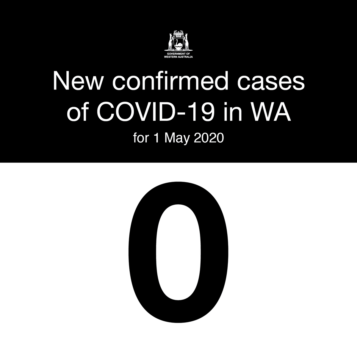 MarkMcGowanMP's tweet photo. Another day with zero new cases recorded.

Keep it up Western Australia. https://t.co/RzYUJV2Rle