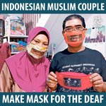 Image for the Tweet beginning: A deaf husband and wife