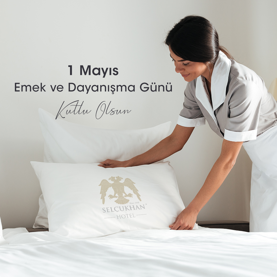 1 Mayıs Emek ve Dayanışma Günü Kutlu Olsun.  #SelcukhanHotel #VisitAntalya #Hotel #1Mayıs #İşçiBayramı #1May #LabourDay #Кемер #Kemer #Antalya #Turkey #StayHome #StayPositive #EvdeKal