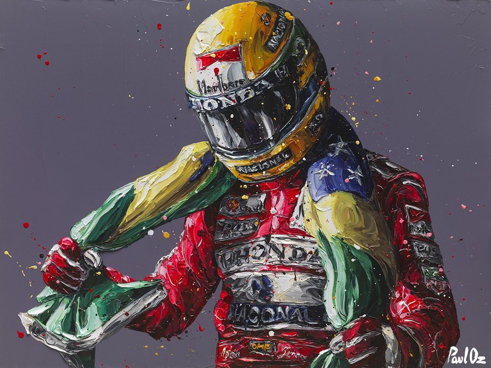 PaulOz's tweet photo. Remembering THE icon of F1, today as always.
#sennasempre https://t.co/OJX7C35FSw