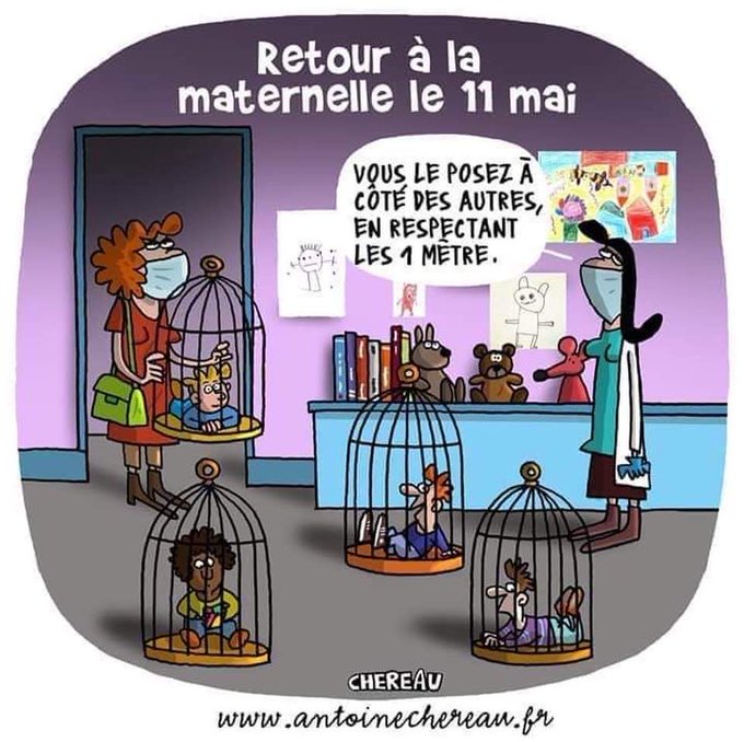 HUMOUR : Les incertitudes du déconfinement et de la rentrée scolaire des enfants le 11 mai 2020 ? (Images) EW6Yt7uXkAE4LAS?format=jpg&name=small