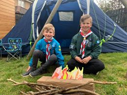 Well done to our 40 Beavers, Cubs & Scouts and 11 Leaders who camped out in their gardens or slept in dens last night as part of Northumberland Scouts record breaking Virtual Camp #CampAtHome with over 80k taking part Worldwide. B.R.A.V.O. to everyone. MrT