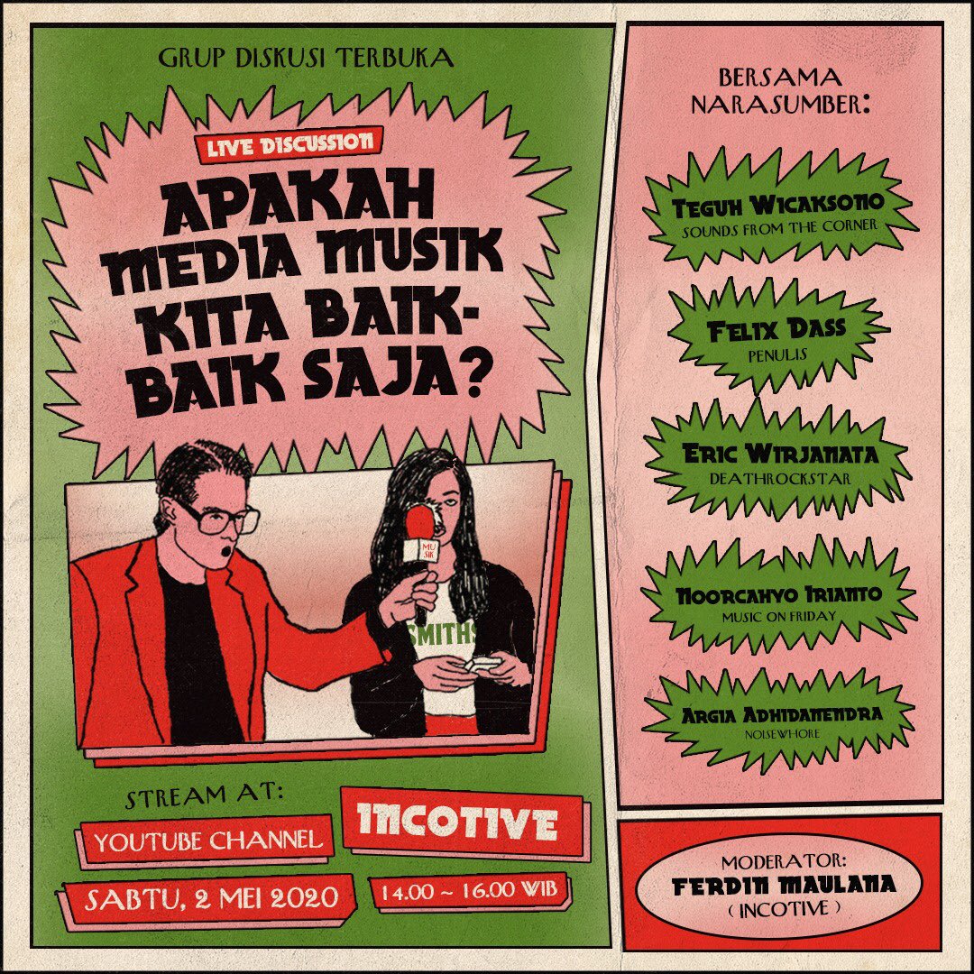 Bismillah semoga lancar, mari semua bergabung dalam diskusi terbuka ini! Live besok di Youtube channel kami.

Poster digital keren karya <a href="/kuyasunda/">Surya Fikri Asshidiq</a>