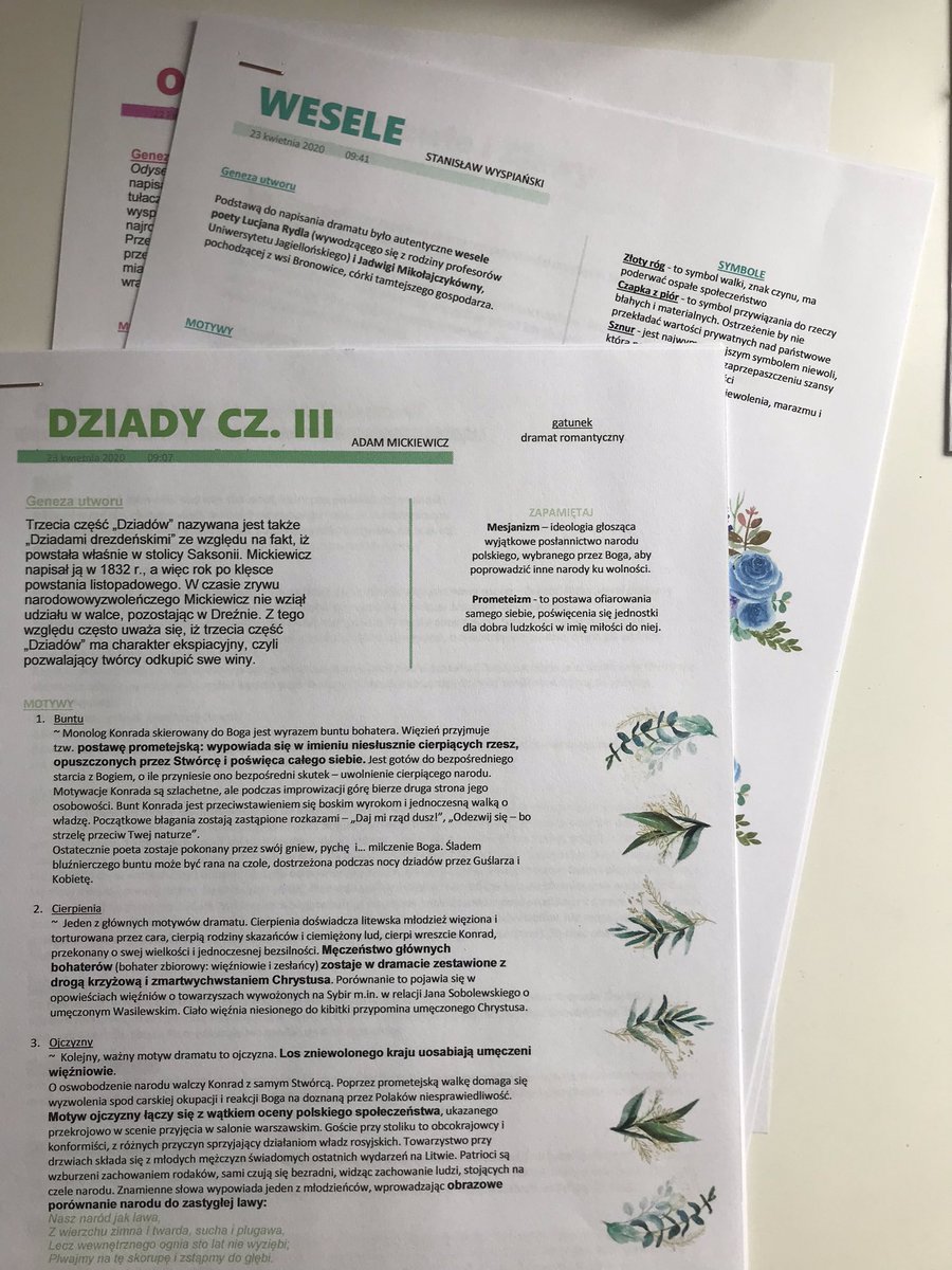 gumabalonowa96's tweet photo. mogę powysyłać takie notatki wam + spis około 30 motywów wraz z przykładami. najwygodniej mi będzie jak podacie swoje e-maile, albo może zrobić thread? #matura2020 https://t.co/biLoAH2zBj