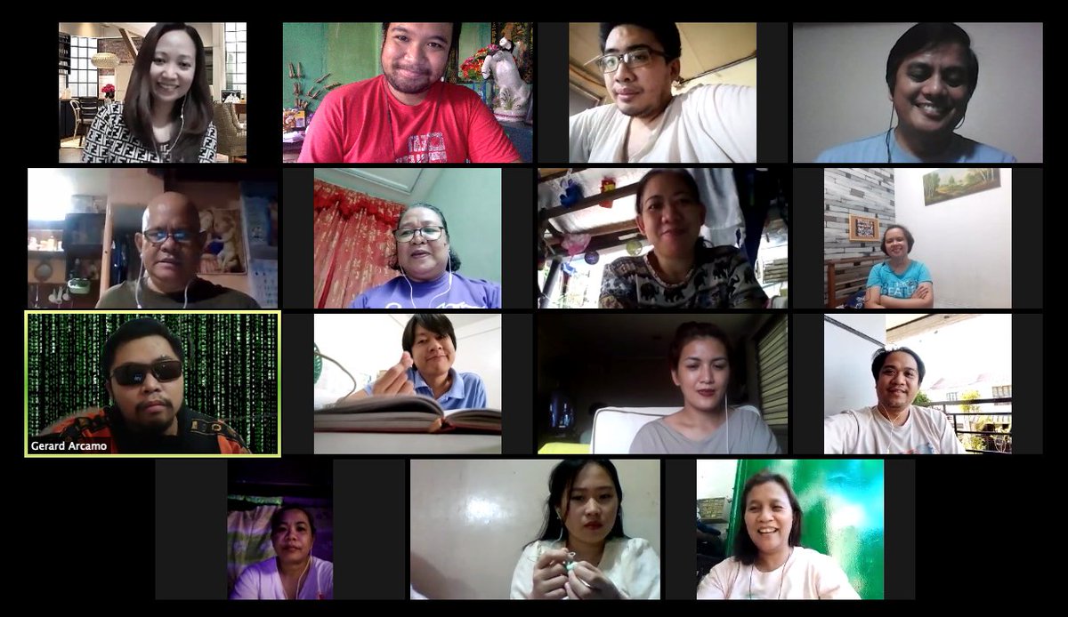 GerardArmoca's tweet photo. UMak HSU Social Science Department Zoom meeting #5!
Discussion of plans for the "new normal" #TeamSocSci https://t.co/xDXd4cnWhN