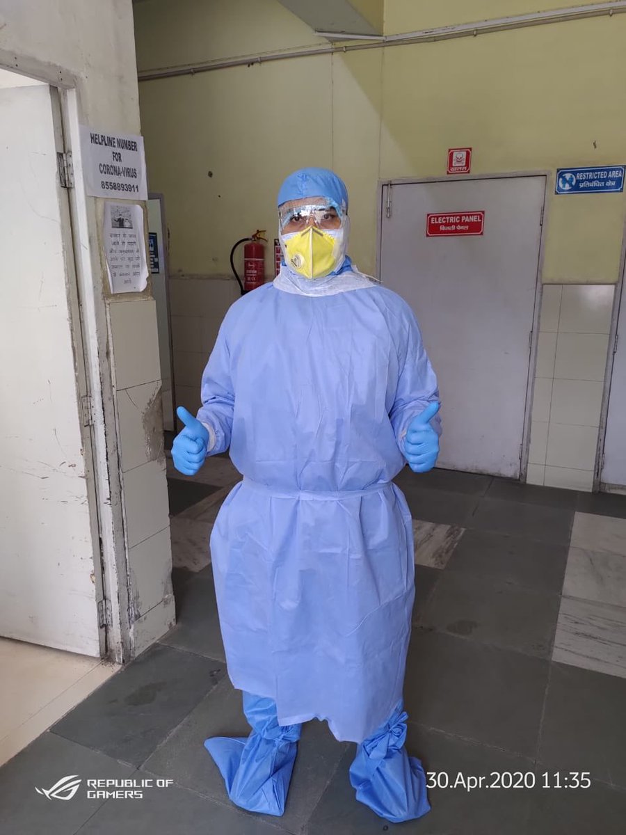 drravikumar07's tweet image. Corona warrior