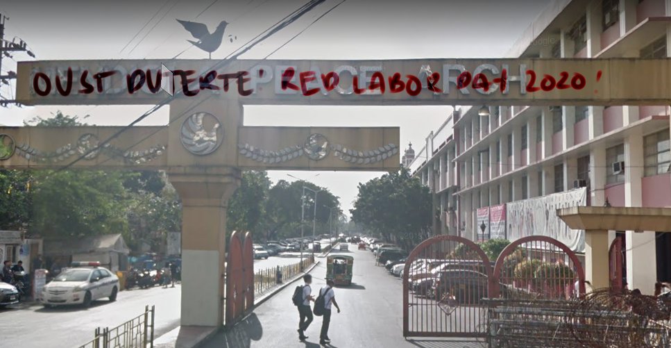F4YE___'s tweet photo. NAGVANDAL PO AKO SA MENDIOLA, ESCOLTA AT EDSA. ECQ WHO #RedLaborDay2020 #MagreklamoSaMayoUno #RedLaborDayProtest https://t.co/kZxlwGsR8c