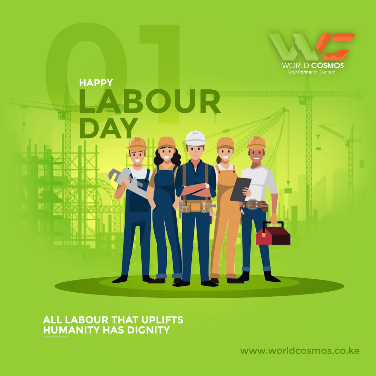 worldcosmoske's tweet photo. All labour that uplifts humanity has dignity. 

Happy #LabourDay https://t.co/eSH4n9YgVh