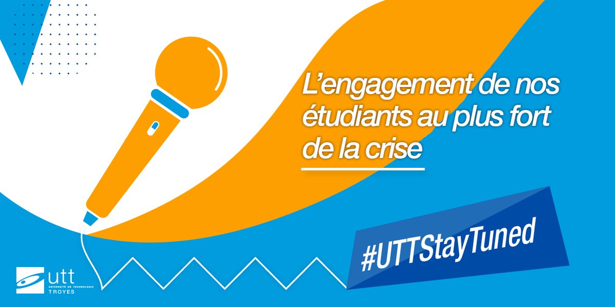 UTTroyes's tweet image. #UTTSTAYTUNED   
Même au plus fort de la crise, étudiants et anciens continuent de porter haut les couleurs de l'#UTT, ils nous rendent fier!
Découvrez le témoignage d'Alexandra, Tristan, Mathieu B. et Mathieu C. : tous engagés au #SAMU94. 

La vidéo ➡ youtu.be/axM1dOxrs0k