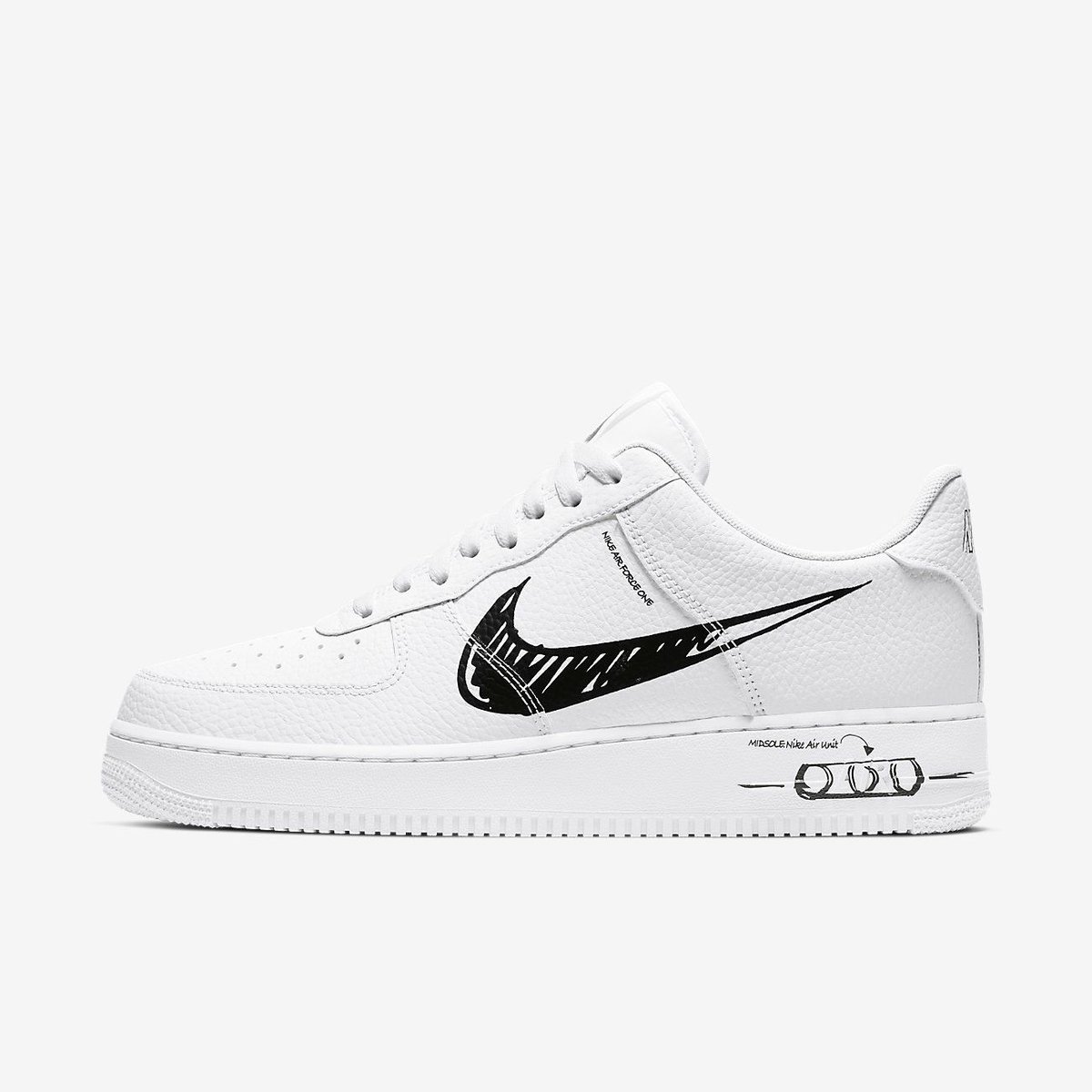 nike air force 1 low white 43
