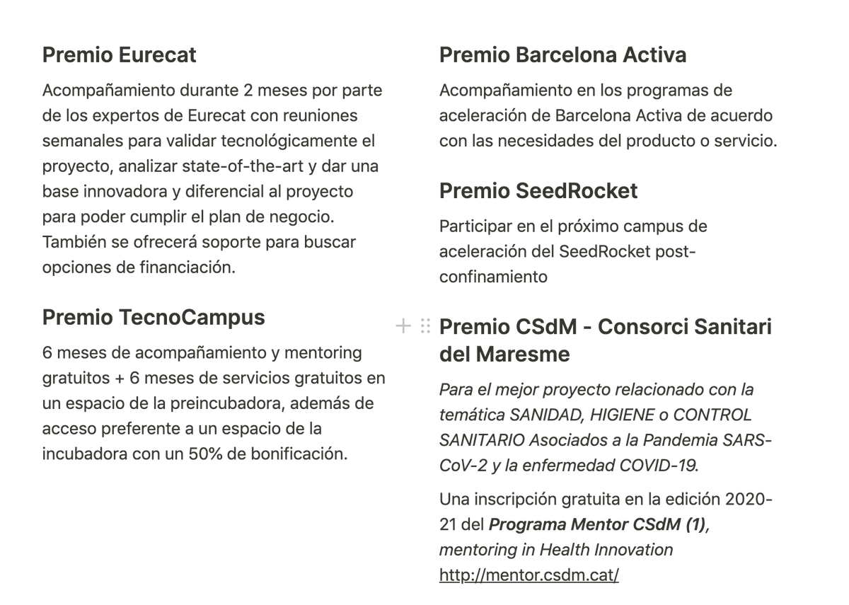tech4futures's tweet photo. 🏆¡Con 5 premios de aceleración e incubación a cargo de @Eurecat_news @TecnoCampus @barcelonactiva @CSdMaresme @seedrocket! ���� https://t.co/zqPCOfdv20