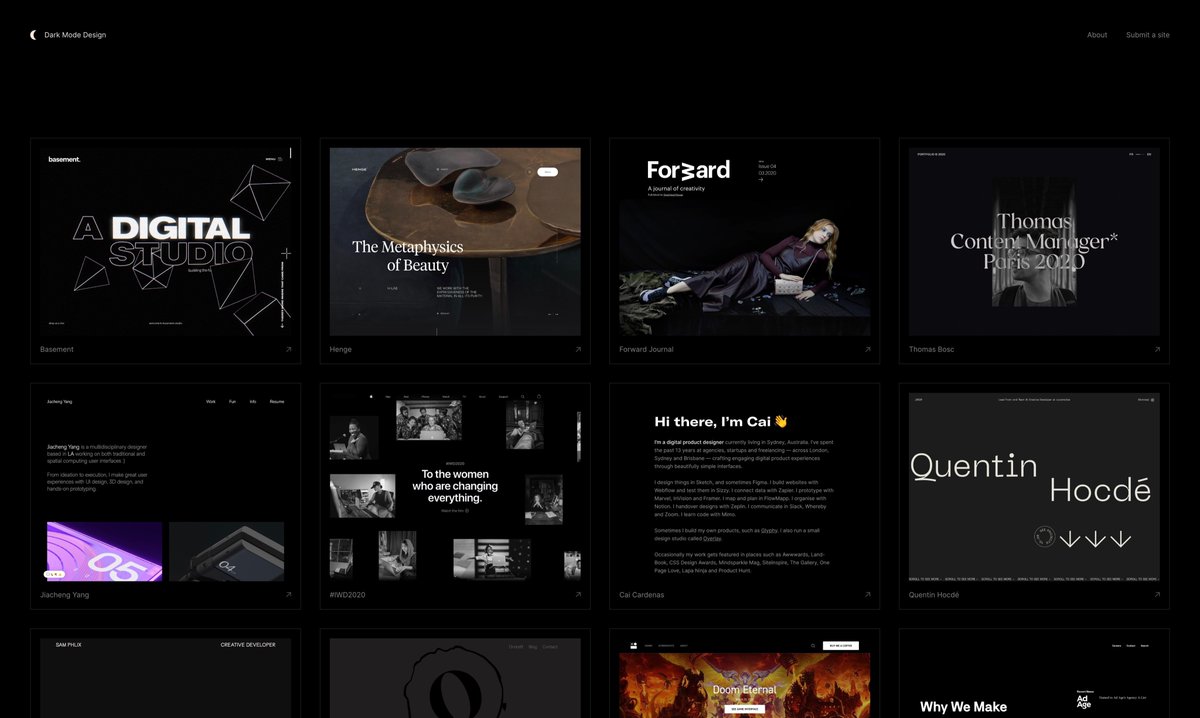 caicardenas's tweet photo. I just launched a new project! @darkmode_design 
https://t.co/NnYEH9lcsB 🌘 https://t.co/rXi203u2pc