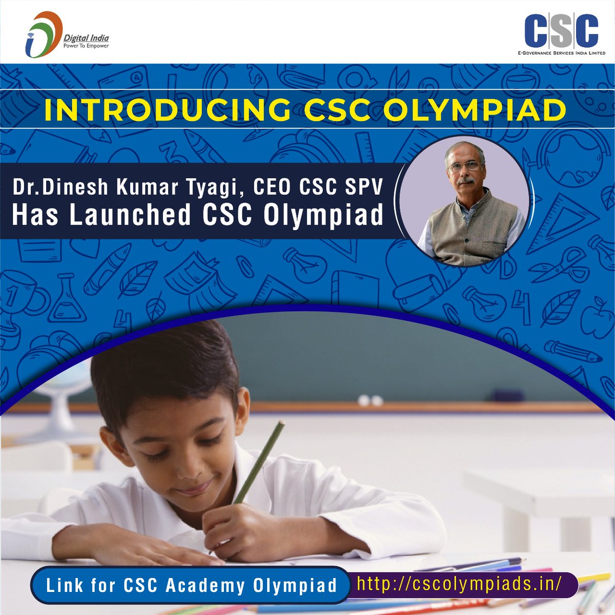 CSC Academy Olympiad Me Students Ka Registration Kaise Kare ? 1 CSCeGov on Twitter: "Introducing CSC Academy Olympiad!! Dr ...