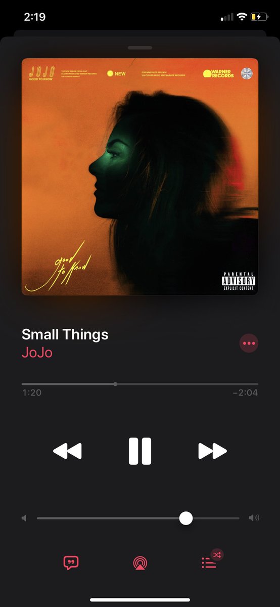 TheRobSandlin's tweet photo. #SmallThings might be my favorite tune from @iamjojo’s #GoodToKnow. I FUCKING LOVE IT!!!!! @Brandoncolbein #jojo #brandoncolbein https://t.co/VMzOl8SoDr