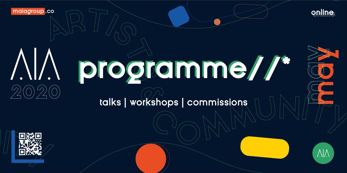 we_are_maia's tweet photo. Today we’re excited to announce our May MAIA programme!

Four incredible weeks of online talks, discussions, workshops and commissions, celebrating and investing in artistry, and helping us all stay in conversation and in community.

Sign-Up: https://t.co/ItmRkZKoNR https://t.co/w3XN9sLHjY