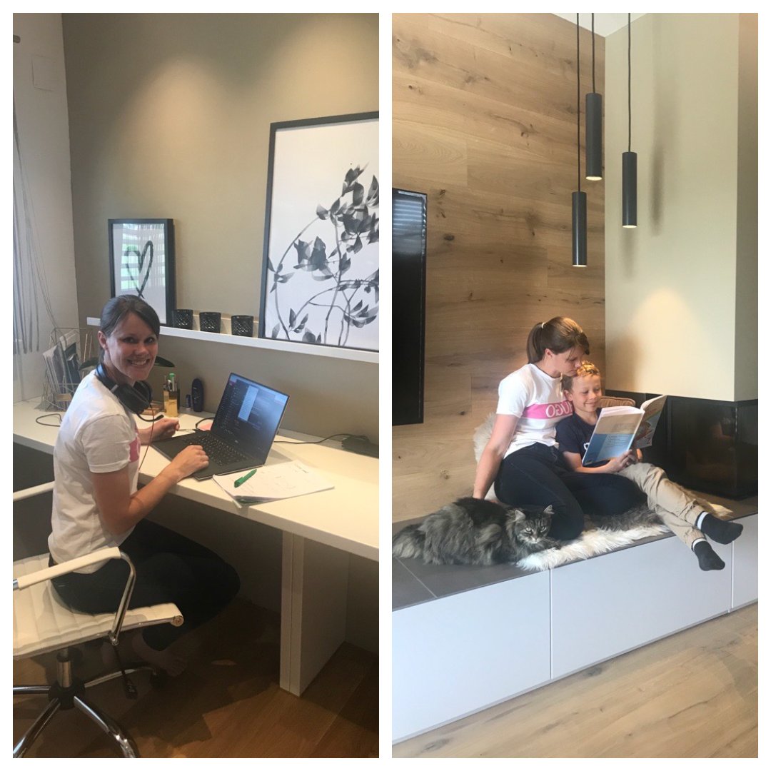 Loxone's tweet image. Hut ab vor unseren Powerfrauen! 💃
Neben dem Büro-Job schaukeln unsere Loxonautinnen auch den Homeoffice-Alltag mit ihren Kids hervorragend. 🤹🎨📝
 
Du bist auch eine Powerfrau? 💚
Dann starte jetzt bei Loxone durch!
 
#Loxone #BestWorkplaceForPerformers #CreateAutomation