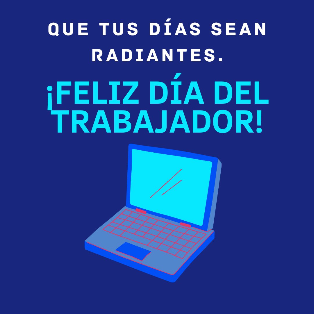 recubikds's tweet photo. De parte de todo el equipo de Recubik os deseamos que paséis un gran día del trabajador 💙
#Digitalsignage #carteleriadigital #recubik #diadeltrabajador https://t.co/lDOpbRkYV8