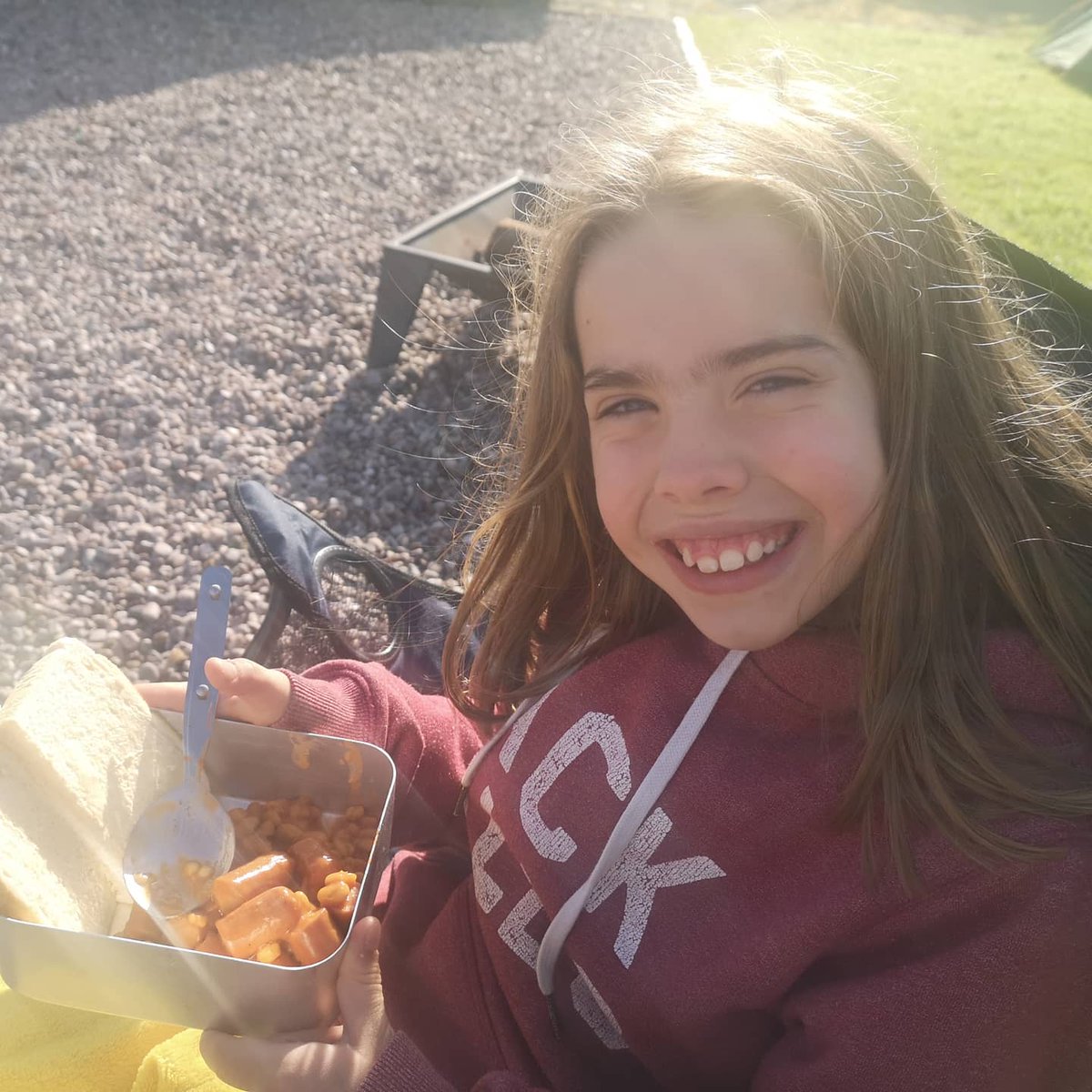 MorreyZoe's tweet photo. Breakfast made to finish off the #CampAtHome month. Well done Phoebe 👍🏕️🍳😋 @CheshireScouts https://t.co/NiqgHoS0Ti