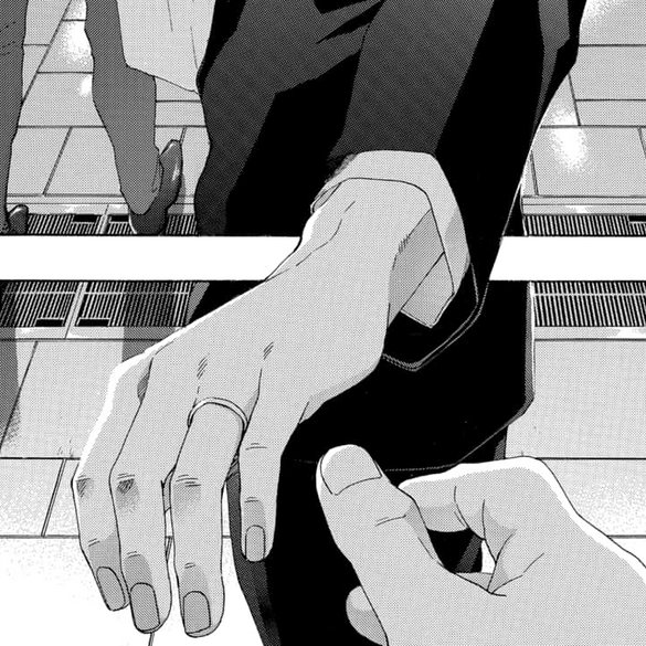 *Ao No Flag - Tai and Touma Holding Hands*
"At the time…I…was simply happy. But…there was probably more to it than that. It was so painful and embarrassing…But I…didn't want to let go of that hand. I was just happy to see you smiling beside me." 