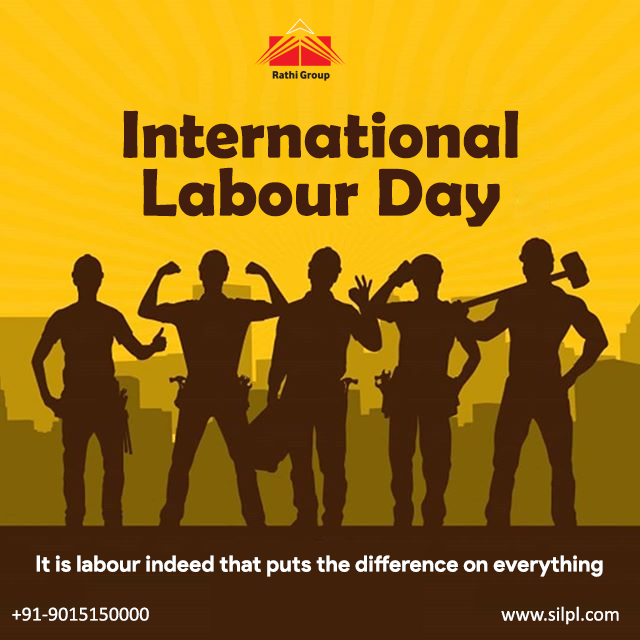 SilplIndia's tweet photo. Without Workers, No Civilization Could be Built, Happy International Labour Day 2020!
#SamparkIndia #Silpl #RathiGroup https://t.co/j3hdV5YAtj