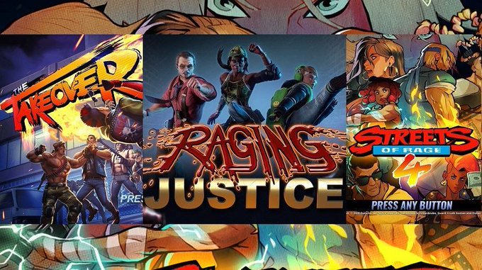 Streets of Rage 4 vs The Takeover Vs Raging&nbsp;Justice https://t.co/j2VaVNJu5Z https://t.co/S8Y490cCwH