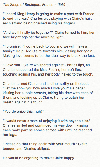 86: Charles & Claire - 1544 Note: small smut scene