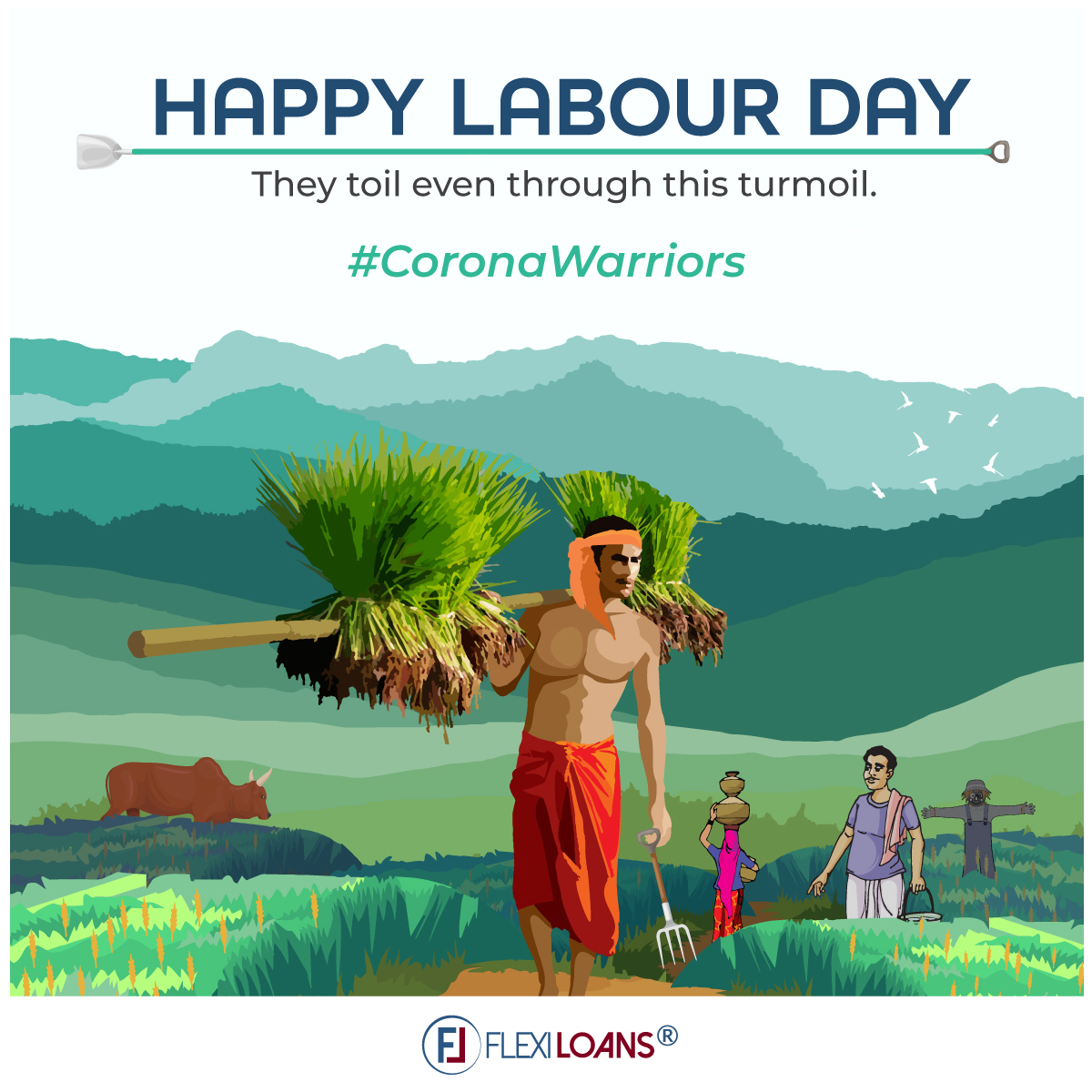 flexiloansin's tweet photo. Even amidst these trying times, they haven't stopped working, simply so that they can help their country and the world survive this crisis. Labour day celebrates these enthusiastic, persevering and hard working individuals all over the world.

#CoronaWarriors #IndiaFightsCOVID19 https://t.co/GabTXnBlOf