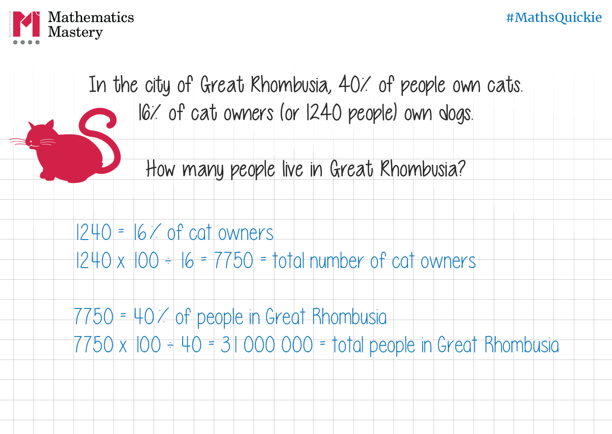 MathsMastery's tweet photo. The solution to this week's #MathsQuickie https://t.co/m7gtap9uLW
