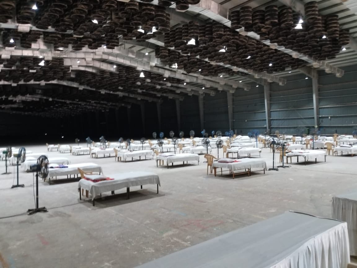 The constant fight against #Covid_19 continues. 500 beds created at the Dome in #Worli and more being commissioned at the NSE Complex, Goregaon. #WarAgainstVirus #COVID2019india #StayHomeSaveLives #StayHomeStaySafe #drsanjayoak