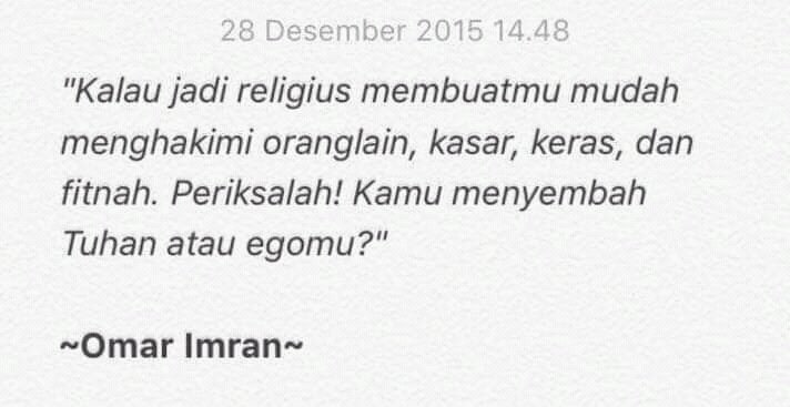 yulistn21's tweet photo. Ibadah yang dipublikasikan dan seakan dia paling suci sehingga dengan mudah merendahkan orang lain.
#selfremember https://t.co/EFbSH1PtpQ