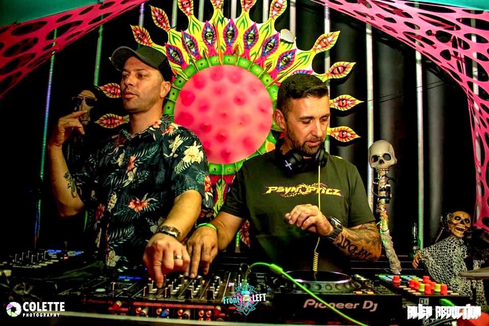 TerraMoon rocking it at Alien Abduction this past March. Damn we miss being on the stage and dancefloor! Big love to everyone and keep safe in these crazy times. 
We will announce soon when Terramoon will be doing their live stream, so keep posted 😈 
.
.
#psychedelictrance #psy